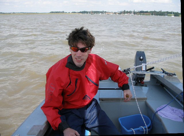 Allan sails Lively, July 2006